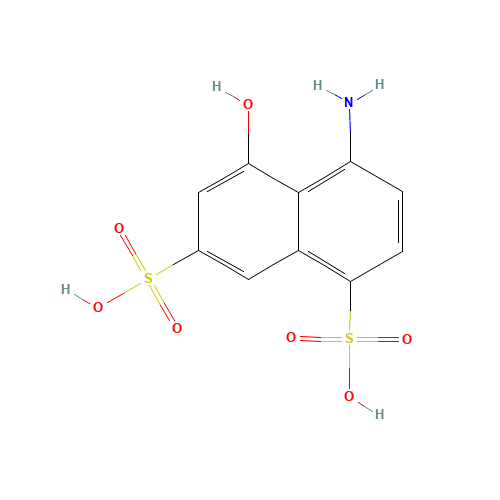4-amino-5-hydroxynaphthalene-1,7-disulfonic acid (CAS: 130-23-4) - Related Chemical Product