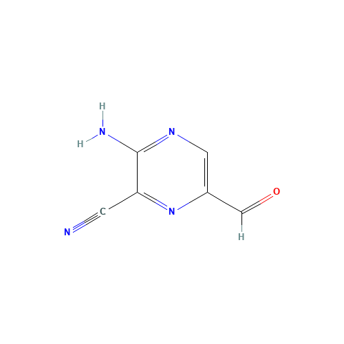 3-amino-6-formylpyrazine-2-carbonitrile (CAS: 64440-74-0) - Related Chemical Product