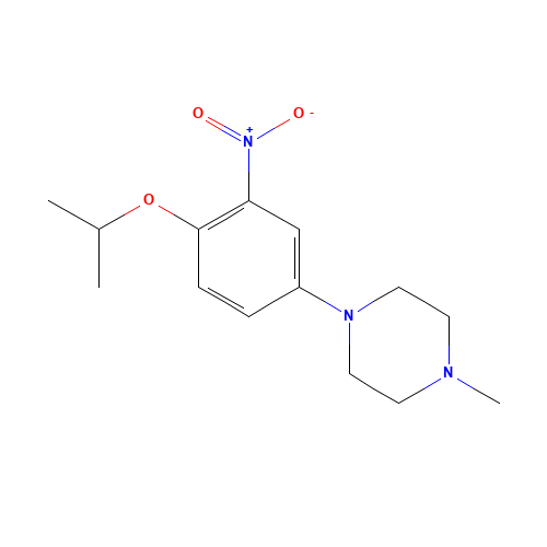 1-methyl-4-(3-nitro-4-propan-2-yloxyphenyl)piperazine (CAS: 1462951-06-9) - Related Chemical Product