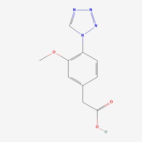 2-[3-methoxy-4-(tetrazol-1-yl)phenyl]acetic acid (CAS: 1374573-68-8) - Related Chemical Product