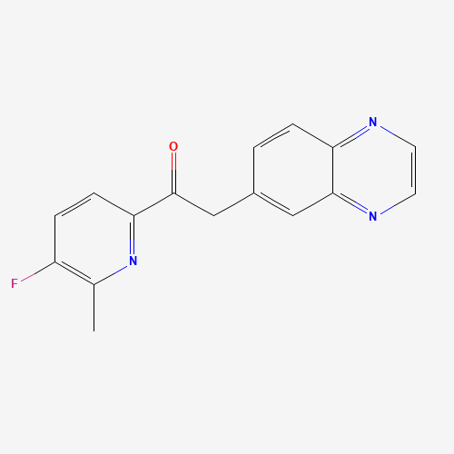 1-(5-fluoro-6-methylpyridin-2-yl)-2-quinoxalin-6-ylethanone (CAS: 1132610-44-6) - Related Chemical Product