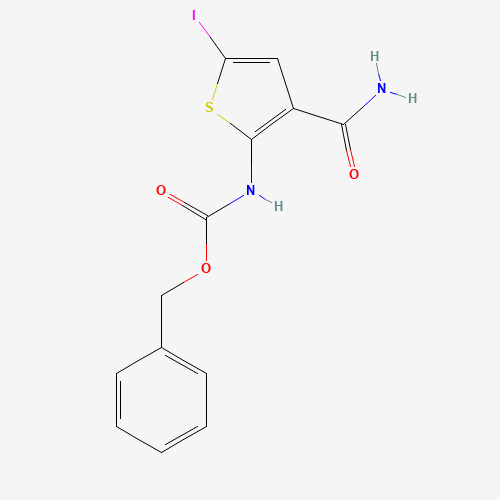 benzyl N-(3-carbamoyl-5-iodothiophen-2-yl)carbamate (CAS: 1093877-97-4) - Related Chemical Product