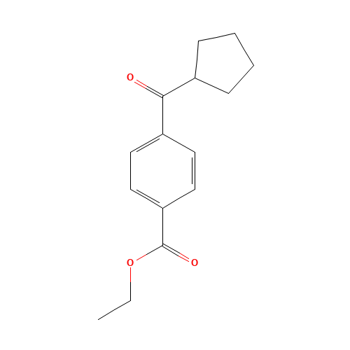 ethyl 4-(cyclopentanecarbonyl)benzoate (CAS: 898791-40-7) - Related Chemical Product