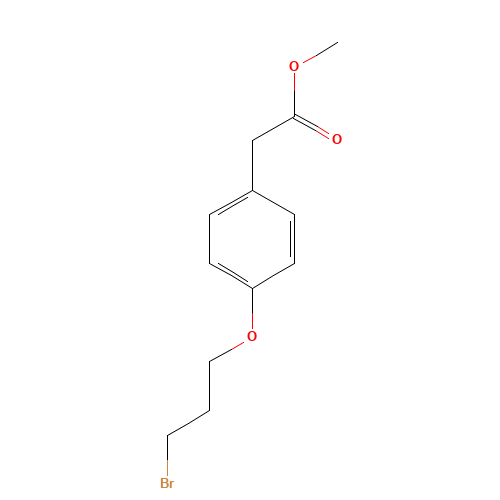 methyl 2-[4-(3-bromopropoxy)phenyl]acetate (CAS: 203071-48-1) - Related Chemical Product