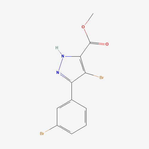 methyl 4-bromo-3-(3-bromophenyl)-1H-pyrazole-5-carboxylate (CAS: 1239484-03-7) - Related Chemical Product
