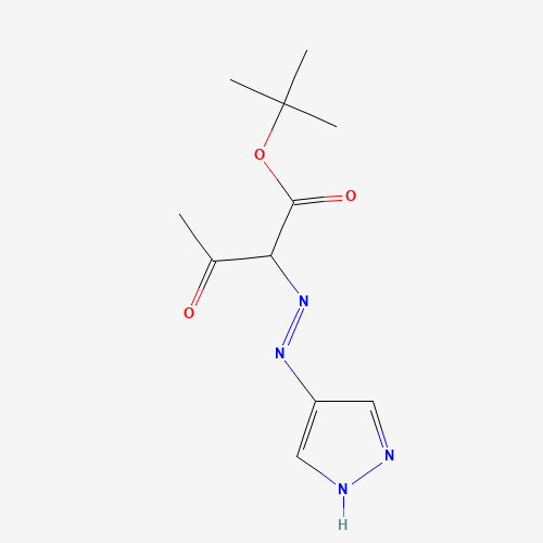 tert-butyl 3-oxo-2-(2-pyrazol-4-ylidenehydrazinyl)butanoate (CAS: 1314389-50-8) - Related Chemical Product