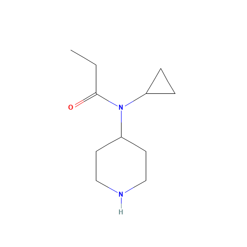 N-cyclopropyl-N-piperidin-4-ylpropanamide (CAS: 1225652-67-4) - Related Chemical Product