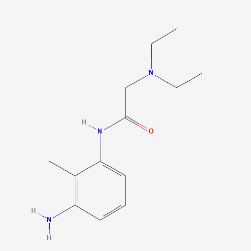N-(3-amino-2-methylphenyl)-2-(diethylamino)acetamide (CAS: 937627-96-8) - Chemical Structure and Molecular Formula 