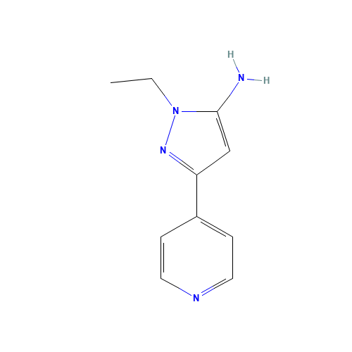 2-ethyl-5-pyridin-4-ylpyrazol-3-amine (CAS: 1240522-33-1) - Related Chemical Product