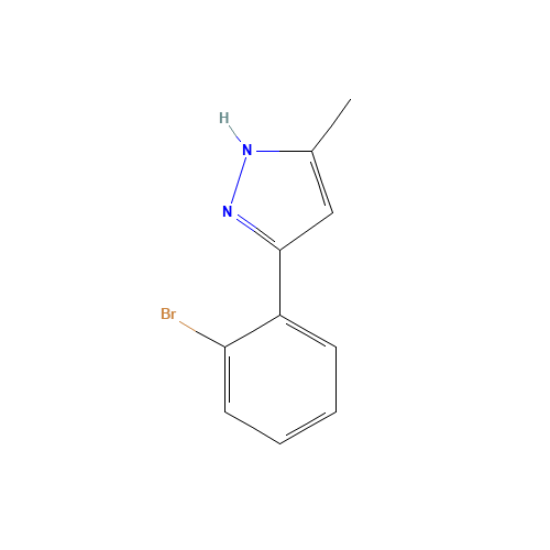 3-(2-bromophenyl)-5-methyl-1H-pyrazole (CAS: 1238945-94-2) - Related Chemical Product