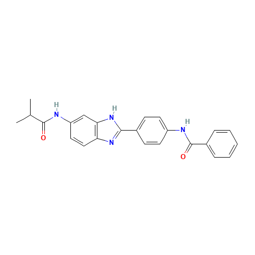 N-[4-[6-(2-methylpropanoylamino)-1H-benzimidazol-2-yl]phenyl]benzamide (CAS: 1261268-95-4) - Related Chemical Product