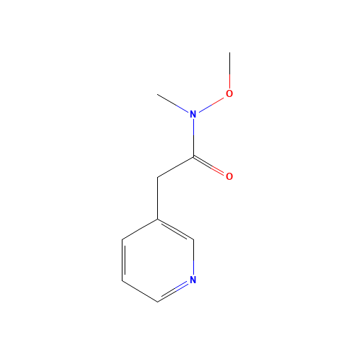 N-methoxy-N-methyl-2-pyridin-3-ylacetamide (CAS: 217316-41-1) - Related Chemical Product