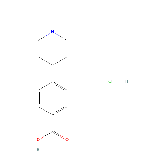 4-(1-methylpiperidin-4-yl)benzoic acid;hydrochloride (CAS: 354813-49-3) - Related Chemical Product