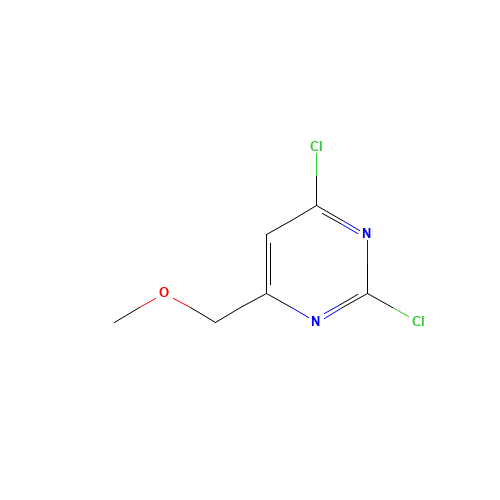 2,4-dichloro-6-(methoxymethyl)pyrimidine (CAS: 1037543-27-3) - Chemical Structure and Molecular Formula 