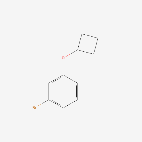 1-bromo-3-cyclobutyloxybenzene (CAS: 1268713-64-9) - Chemical Structure and Molecular Formula 