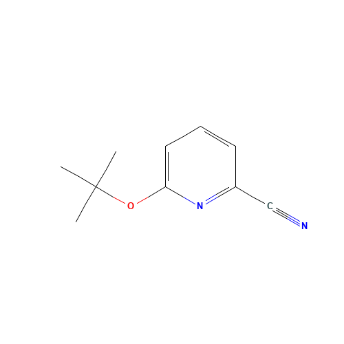 6-[(2-methylpropan-2-yl)oxy]pyridine-2-carbonitrile (CAS: 1211584-93-8) - Related Chemical Product