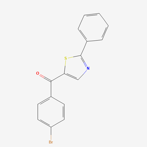 (4-bromophenyl)-(2-phenyl-1,3-thiazol-5-yl)methanone (CAS: 52421-62-2) - Related Chemical Product