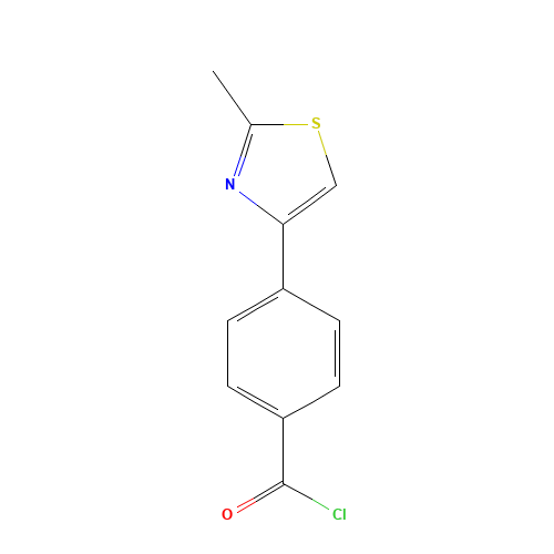 4-(2-methyl-1,3-thiazol-4-yl)benzoyl chloride (CAS: 857283-93-3) - Related Chemical Product