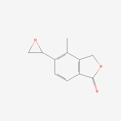 4-methyl-5-(oxiran-2-yl)-3H-2-benzofuran-1-one (CAS: 1255206-68-8) - Chemical Structure and Molecular Formula 