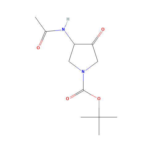 tert-butyl 3-acetamido-4-oxopyrrolidine-1-carboxylate (CAS: 945217-66-3) - Related Chemical Product