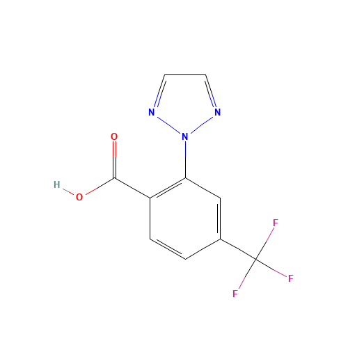 2-(triazol-2-yl)-4-(trifluoromethyl)benzoic acid (CAS: 1435479-65-4) - Related Chemical Product