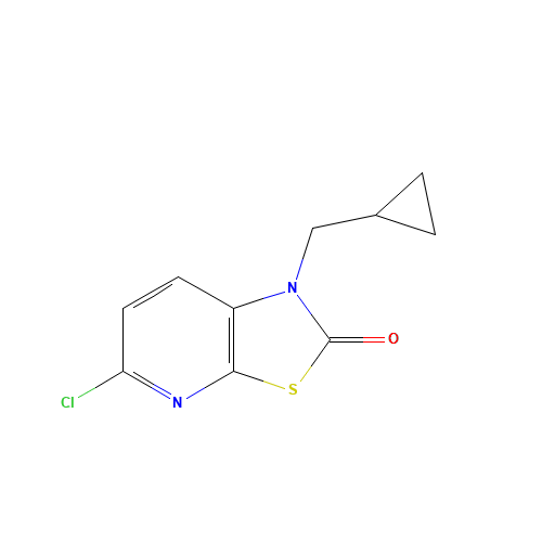 5-chloro-1-(cyclopropylmethyl)-[1,3]thiazolo[5,4-b]pyridin-2-one (CAS: 1345961-04-7) - Related Chemical Product