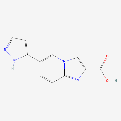 6-(1H-pyrazol-5-yl)imidazo[1,2-a]pyridine-2-carboxylic acid (CAS: 1167626-43-8) - Related Chemical Product