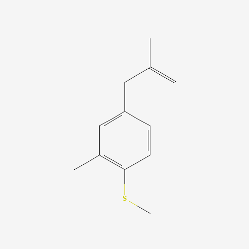 2-methyl-4-(2-methylprop-2-enyl)-1-methylsulfanylbenzene (CAS: 1245617-74-6) - Related Chemical Product