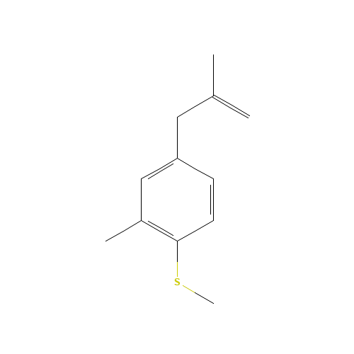 2-methyl-4-(2-methylprop-2-enyl)-1-methylsulfanylbenzene (CAS: 1245617-74-6) - Related Chemical Product