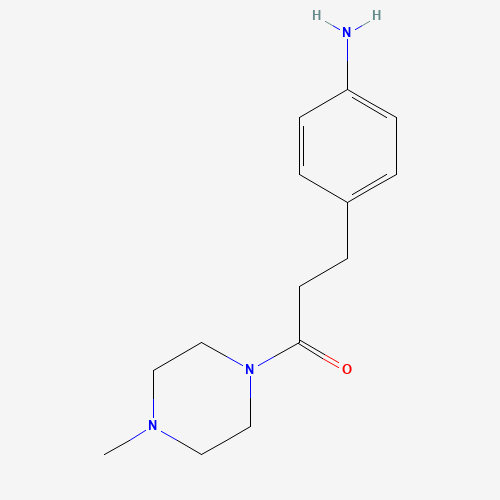 3-(4-aminophenyl)-1-(4-methylpiperazin-1-yl)propan-1-one (CAS: 1018545-28-2) - Related Chemical Product