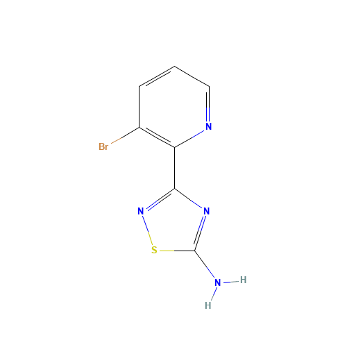 3-(3-bromopyridin-2-yl)-1,2,4-thiadiazol-5-amine (CAS: 1179359-71-7) - Related Chemical Product