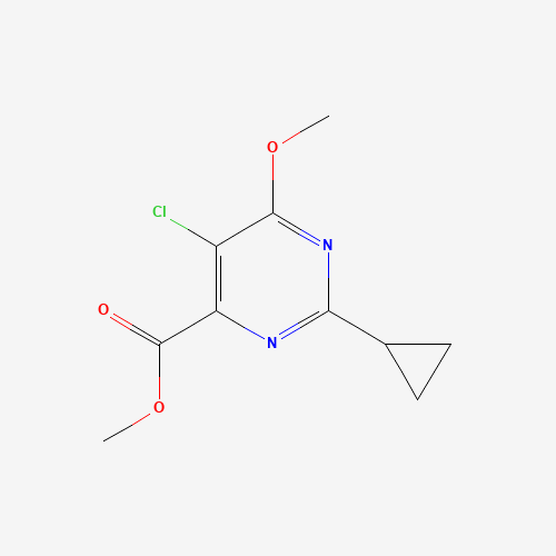 methyl 5-chloro-2-cyclopropyl-6-methoxypyrimidine-4-carboxylate (CAS: 1240313-27-2) - Related Chemical Product