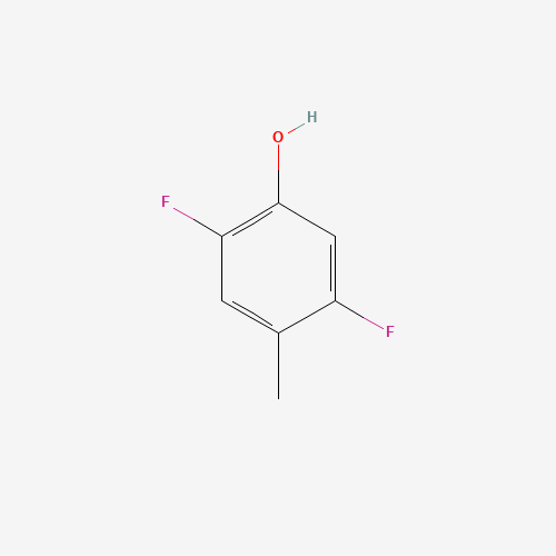 2,5-difluoro-4-methylphenol (CAS: 1260892-16-7) - Chemical Structure and Molecular Formula 