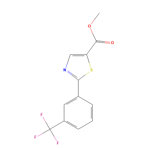 methyl 2-[3-(trifluoromethyl)phenyl]-1,3-thiazole-5-carboxylate (CAS: 1018975-69-3) - Related Chemical Product