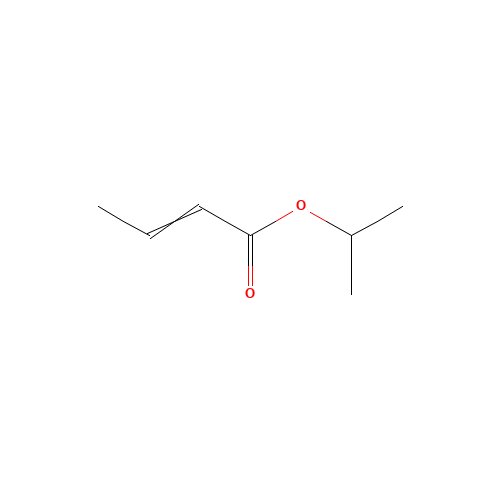 propan-2-yl but-2-enoate (CAS: 18060-77-0) - Chemical Structure and Molecular Formula 