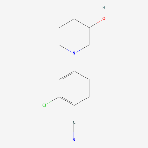 2-chloro-4-(3-hydroxypiperidin-1-yl)benzonitrile (CAS: 1260776-79-1) - Related Chemical Product