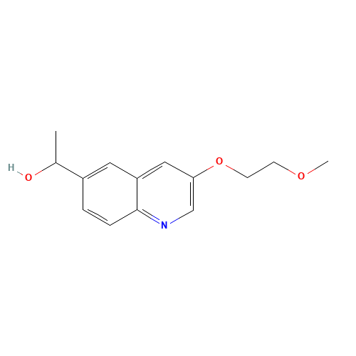 1-[3-(2-methoxyethoxy)quinolin-6-yl]ethanol (CAS: 1197377-52-8) - Related Chemical Product