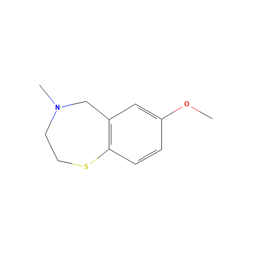7-methoxy-4-methyl-3,5-dihydro-2H-1,4-benzothiazepine (CAS: 927871-76-9) - Related Chemical Product