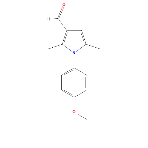1-(4-ethoxyphenyl)-2,5-dimethylpyrrole-3-carbaldehyde (CAS: 347331-41-3) - Related Chemical Product