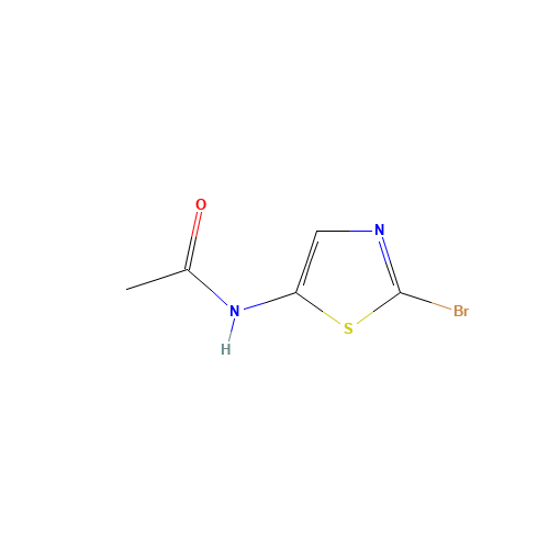 N-(2-bromo-1,3-thiazol-5-yl)acetamide (CAS: 533887-47-7) - Chemical Structure and Molecular Formula 