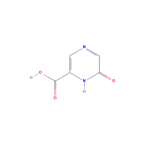 6-oxo-1H-pyrazine-2-carboxylic acid (CAS: 13924-99-7) - Chemical Structure and Molecular Formula 