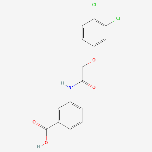 3-[[2-(3,4-dichlorophenoxy)acetyl]amino]benzoic acid (CAS: 649773-65-9) - Related Chemical Product