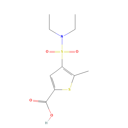 4-(diethylsulfamoyl)-5-methylthiophene-2-carboxylic acid (CAS: 1185853-42-2) - Related Chemical Product
