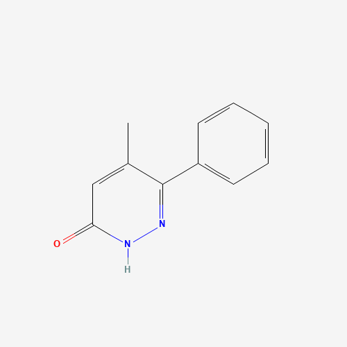 4-methyl-3-phenyl-1H-pyridazin-6-one (CAS: 33048-55-4) - Chemical Structure and Molecular Formula 