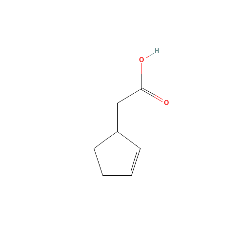 2-cyclopent-2-en-1-ylacetic acid (CAS: 13668-61-6) - Related Chemical Product