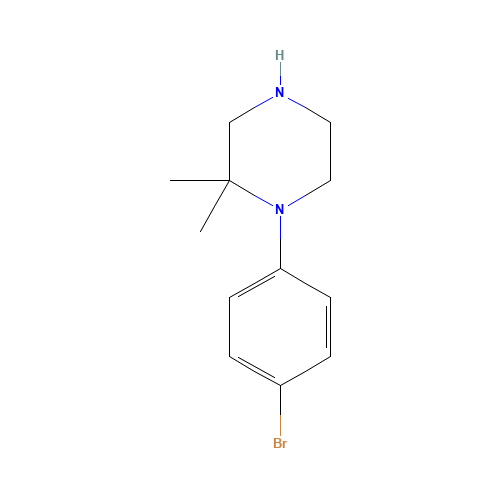 1-(4-bromophenyl)-2,2-dimethylpiperazine (CAS: 893749-11-6) - Related Chemical Product