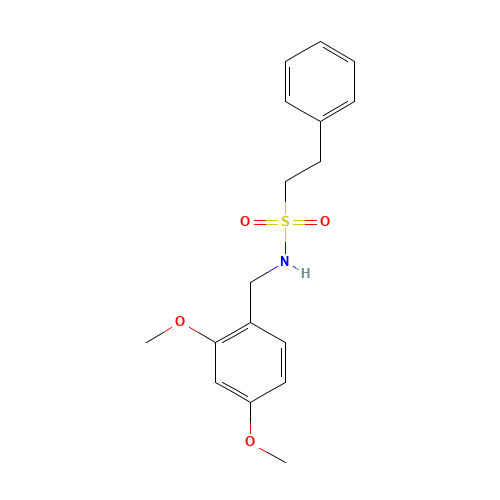 N-[(2,4-dimethoxyphenyl)methyl]-2-phenylethanesulfonamide (CAS: 1397769-82-2) - Related Chemical Product