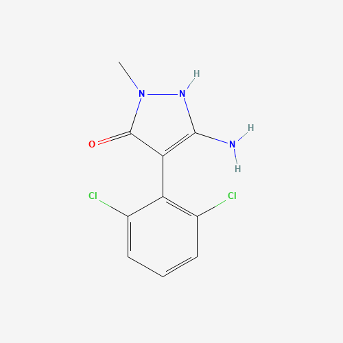 5-amino-4-(2,6-dichlorophenyl)-2-methyl-1H-pyrazol-3-one (CAS: 923972-91-2) - Related Chemical Product