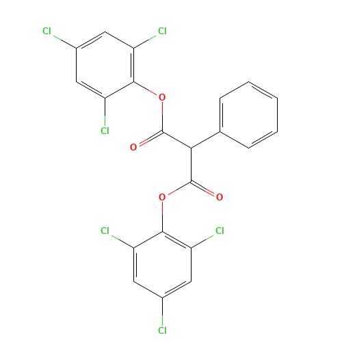 bis(2,4,6-trichlorophenyl) 2-phenylpropanedioate (CAS: 15781-73-4) - Related Chemical Product