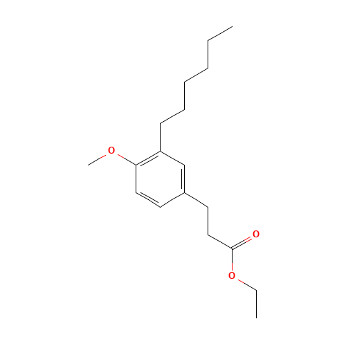 ethyl 3-(3-hexyl-4-methoxyphenyl)propanoate (CAS: 723760-81-4) - Related Chemical Product